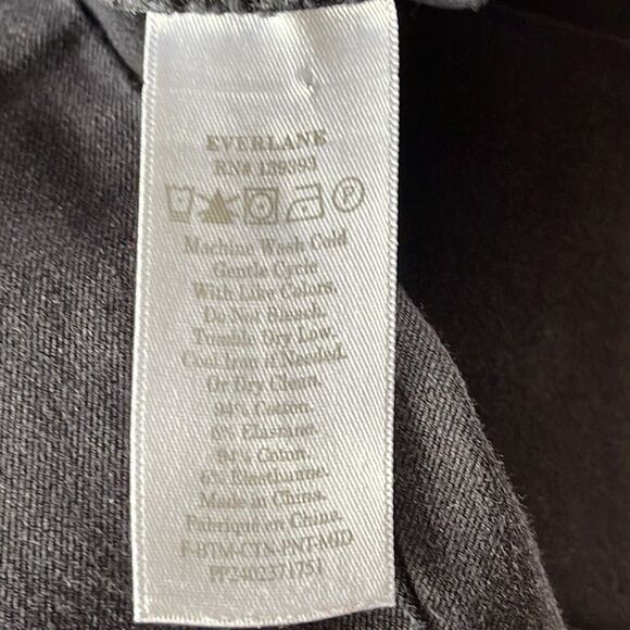 Everlane Black Skinny High Rise Side Zip Pants - Picture 8 of 9